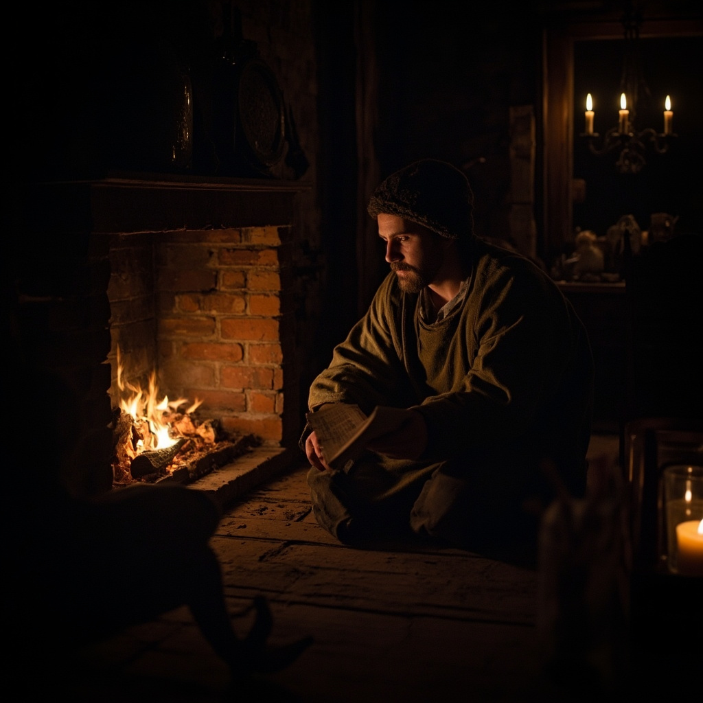 Medieval person awake during the watch period