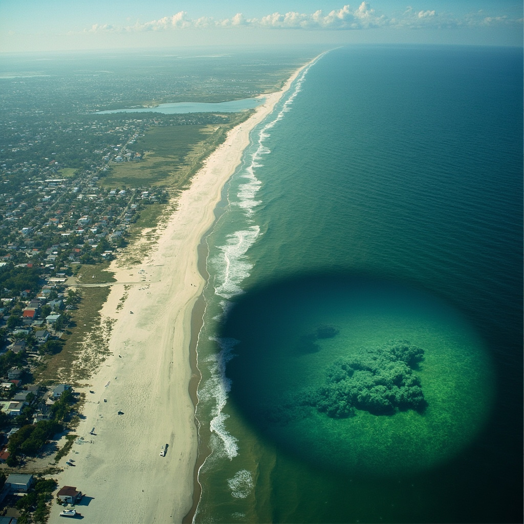 Tybee Island Georgia Coastline
