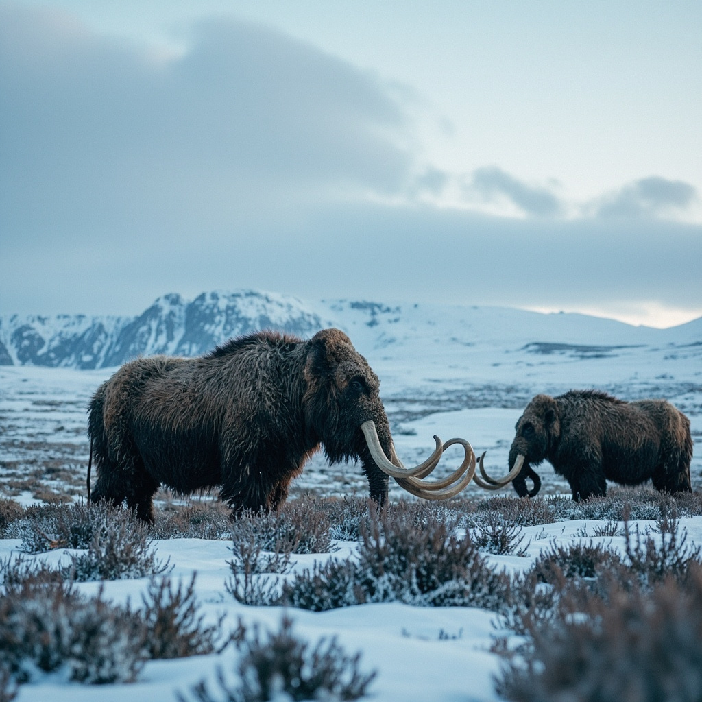 Wrangel Island habitat of the last woolly mammoths