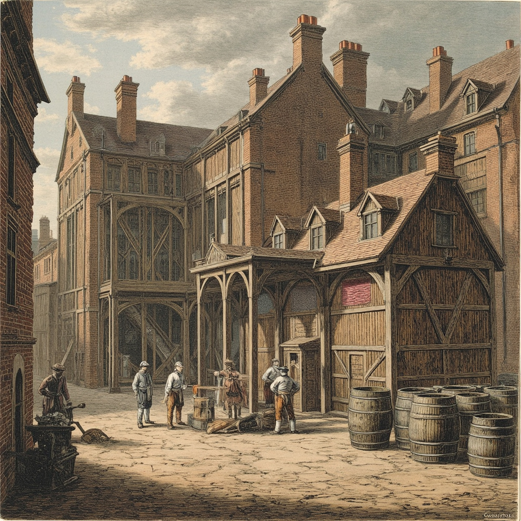 The Horse Shoe Brewery in 1814