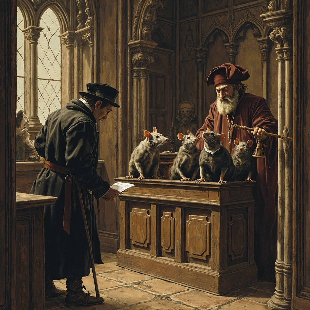 Medieval rats on trial in court