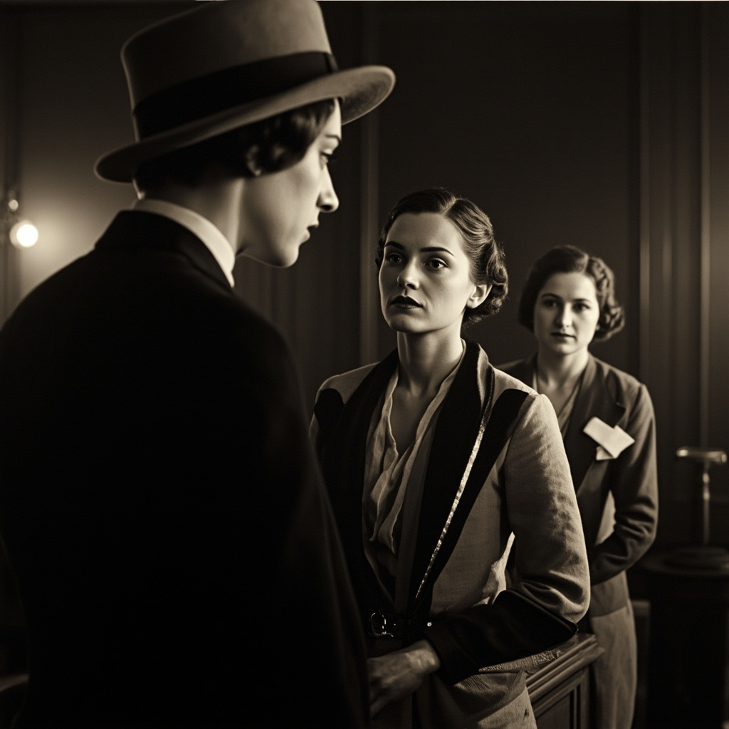 The historic courtroom scene where the Radium Girls fought for workers' rights against corporate America