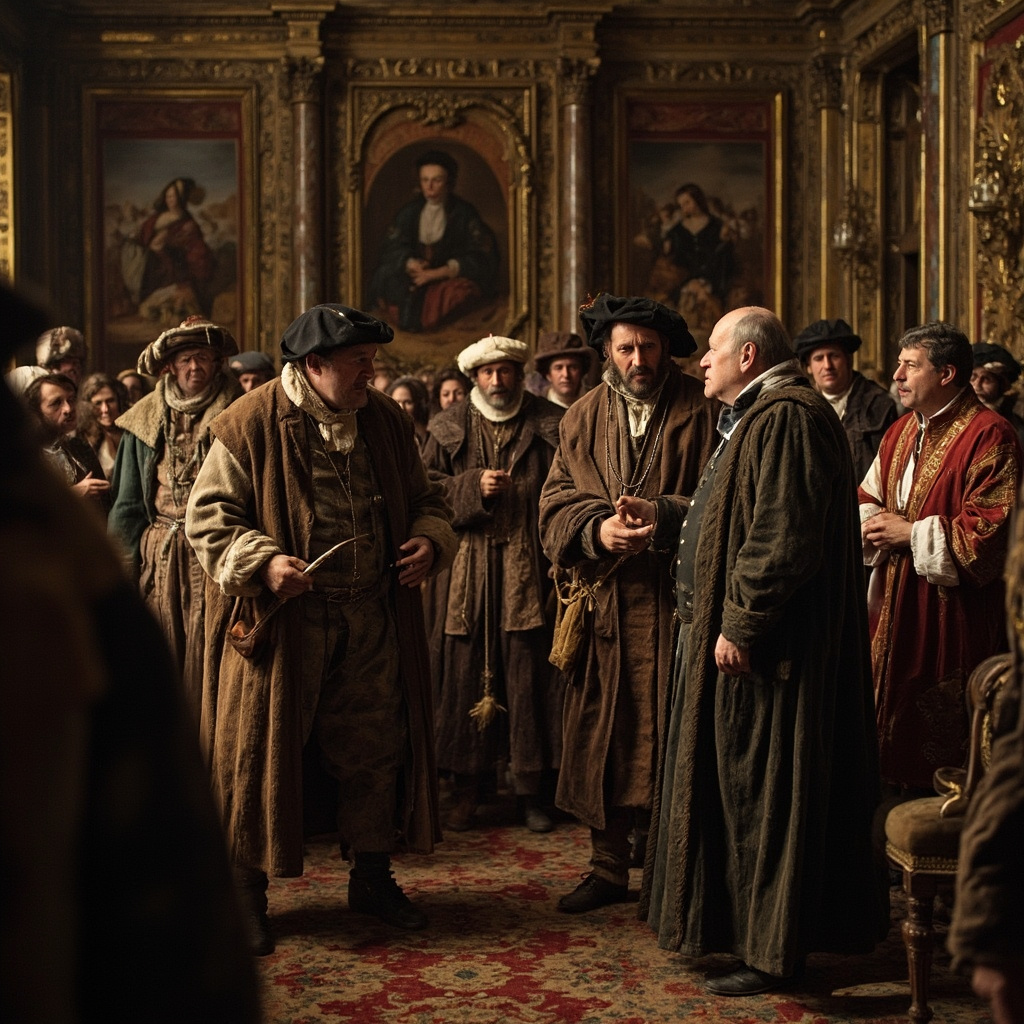 Confrontation in Prague Castle