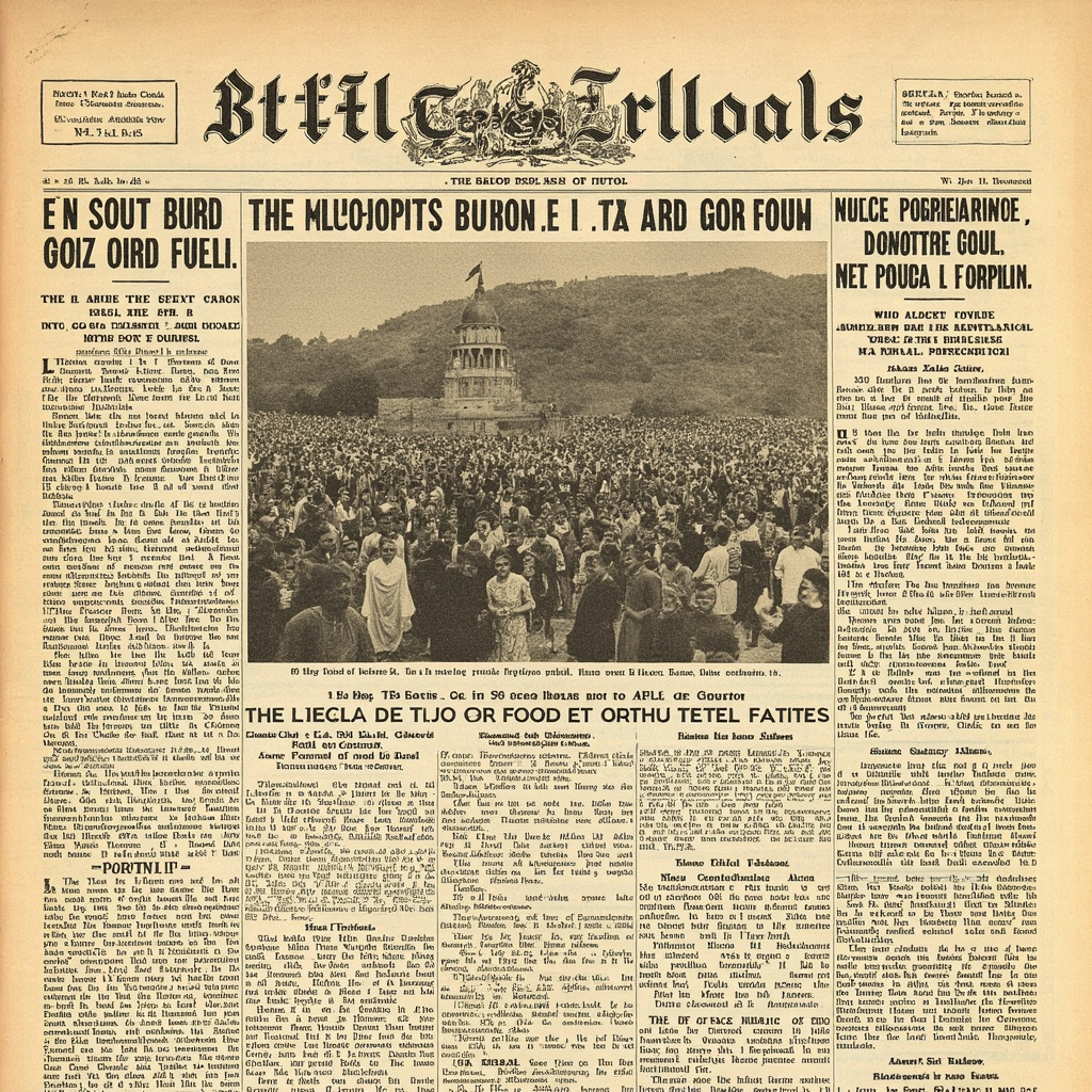 Historic Portuguese newspaper reporting on Fatima